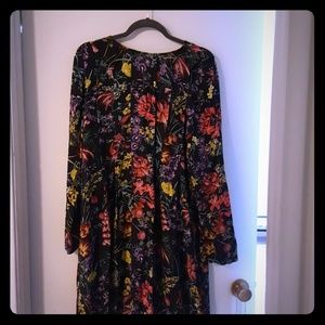 H & M multi colored flower dress